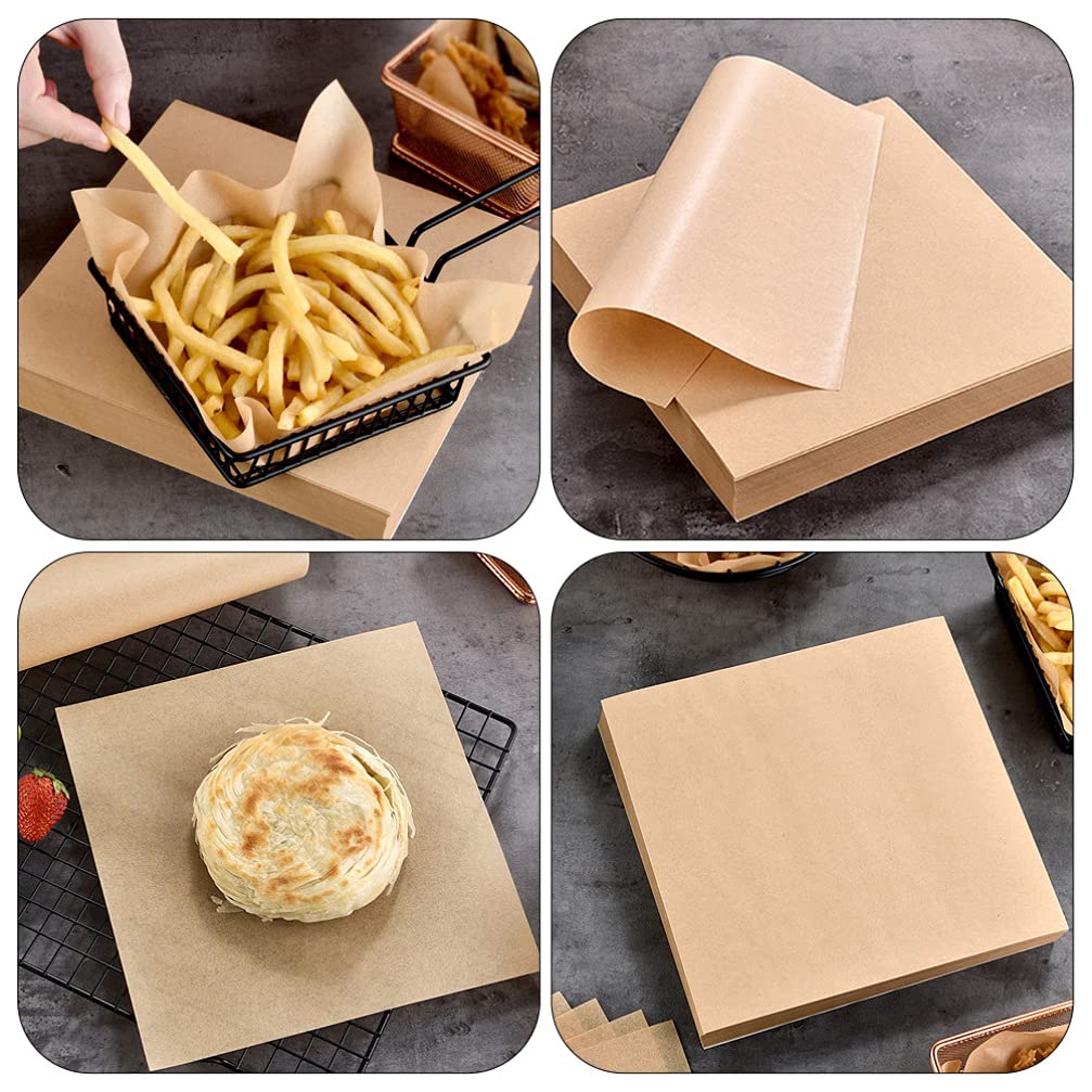 Cabilock 500fogli Carta da Forno Antiaderente Alimentare Carta da Forno per Hamburger Accessori da Cucina Dimensioni Contenute Facile da Riporre