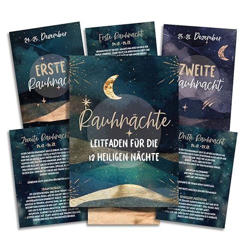 Preisvergleich Produktbild Nastami CHALLENGE Adventskalender mit 14 KARTEN und Aufgaben (Rauhnächte)