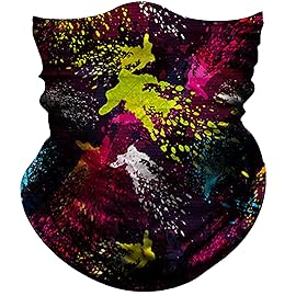 Obacle Neck Gaiter Face Mask Bandana for Dust Wind Sun Protection for Men Women