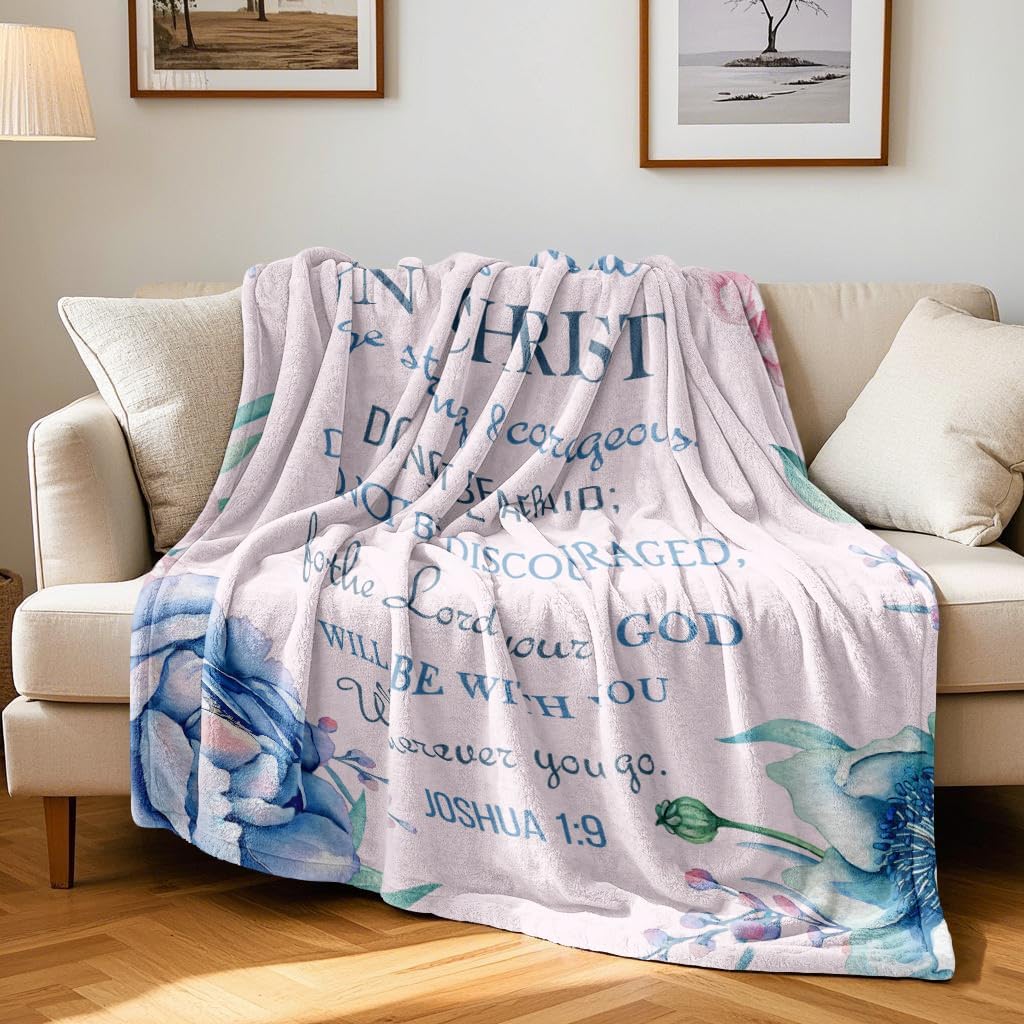 Confirmation Gifts for Teen Girls, Best Confirmation Gifts for Girls, Baptism Gifts for Girl Blanket 50" x60”, First Communion Gifts for Girl, Catholic Confirmation Gifts Throw Blanket