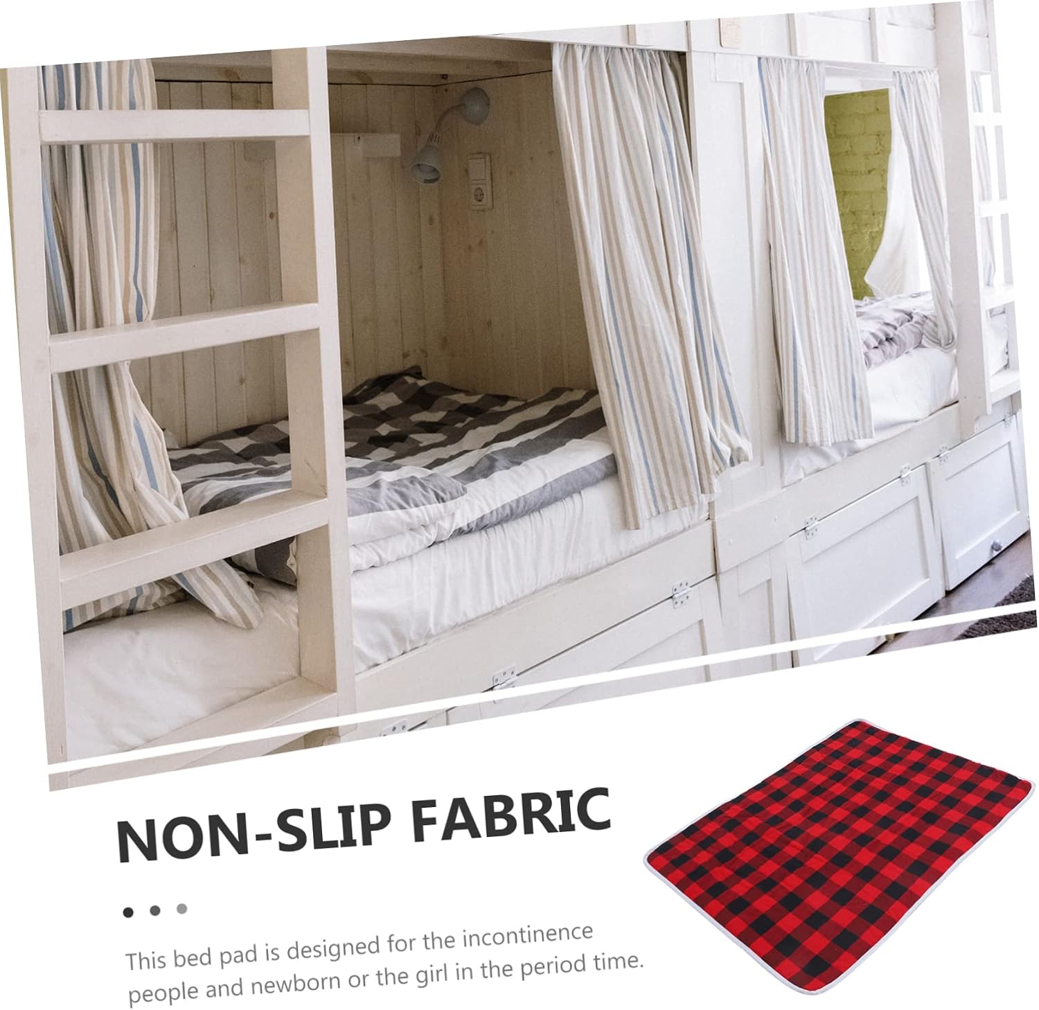Alternative Leakproof Bed Pads Incontinence for Women Men Reusable for Disabled Washable