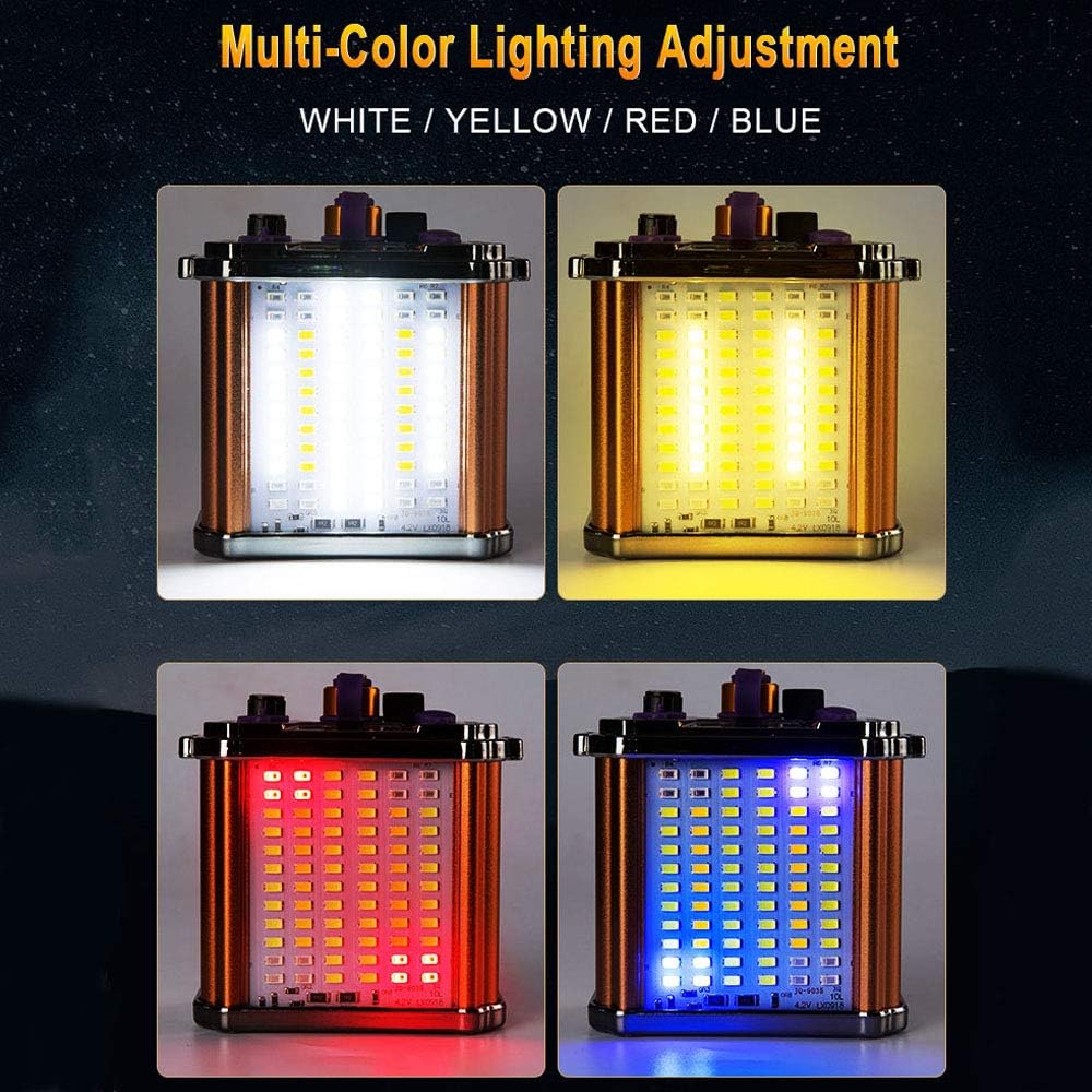 LED Hunting Headlamp Super Bright Stepless Dimming HeadLamps, Easy to Make a Fire, Suitable Survival Kits for Hurricane, Emergency Light for Storm, Outages