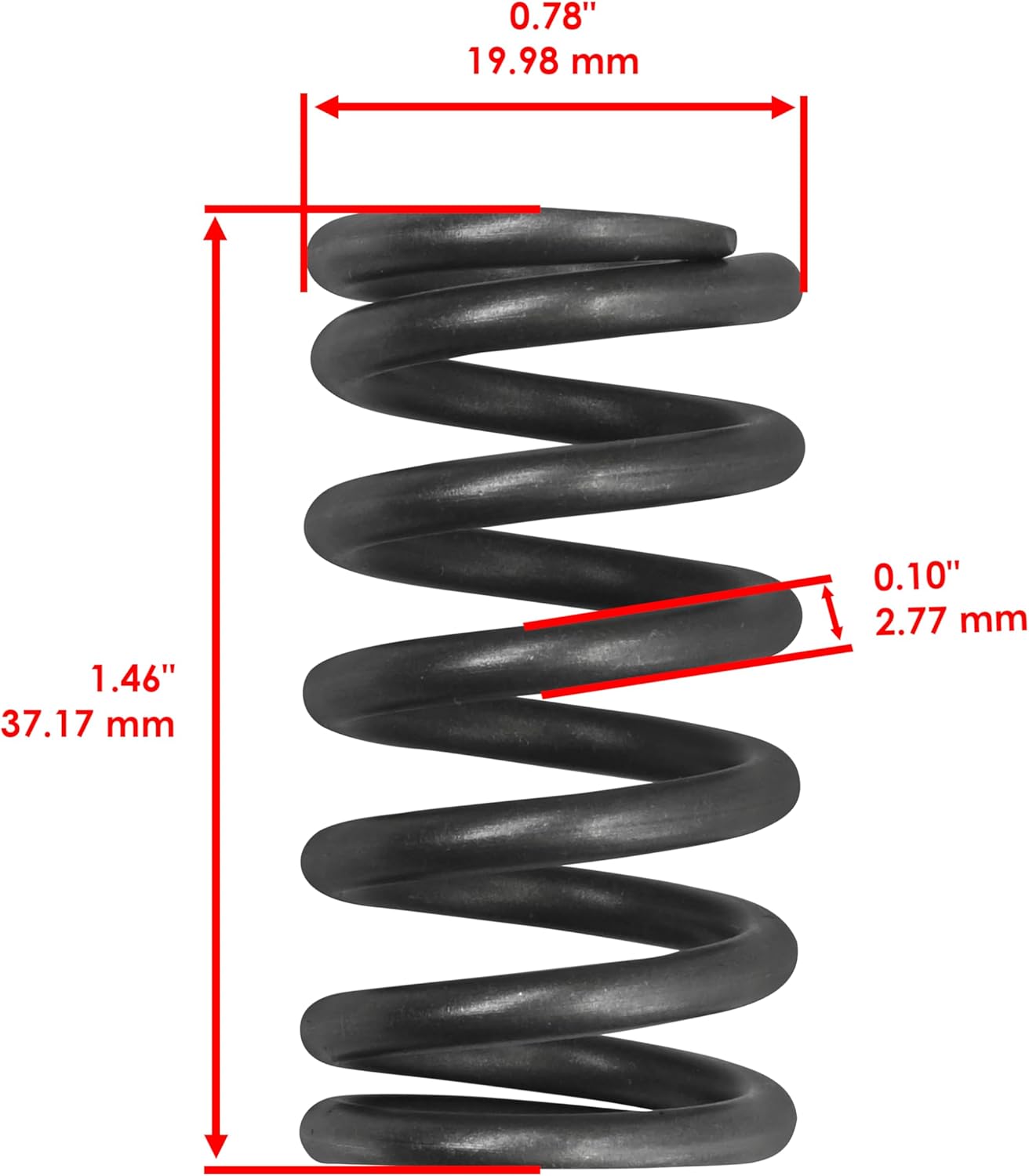 Caltric Clutch Friction with Steel Plates and Springs Kit Compatible with Suzuki GSX250R 2018-2019 / GW250 Inazuma 250 2014-2017