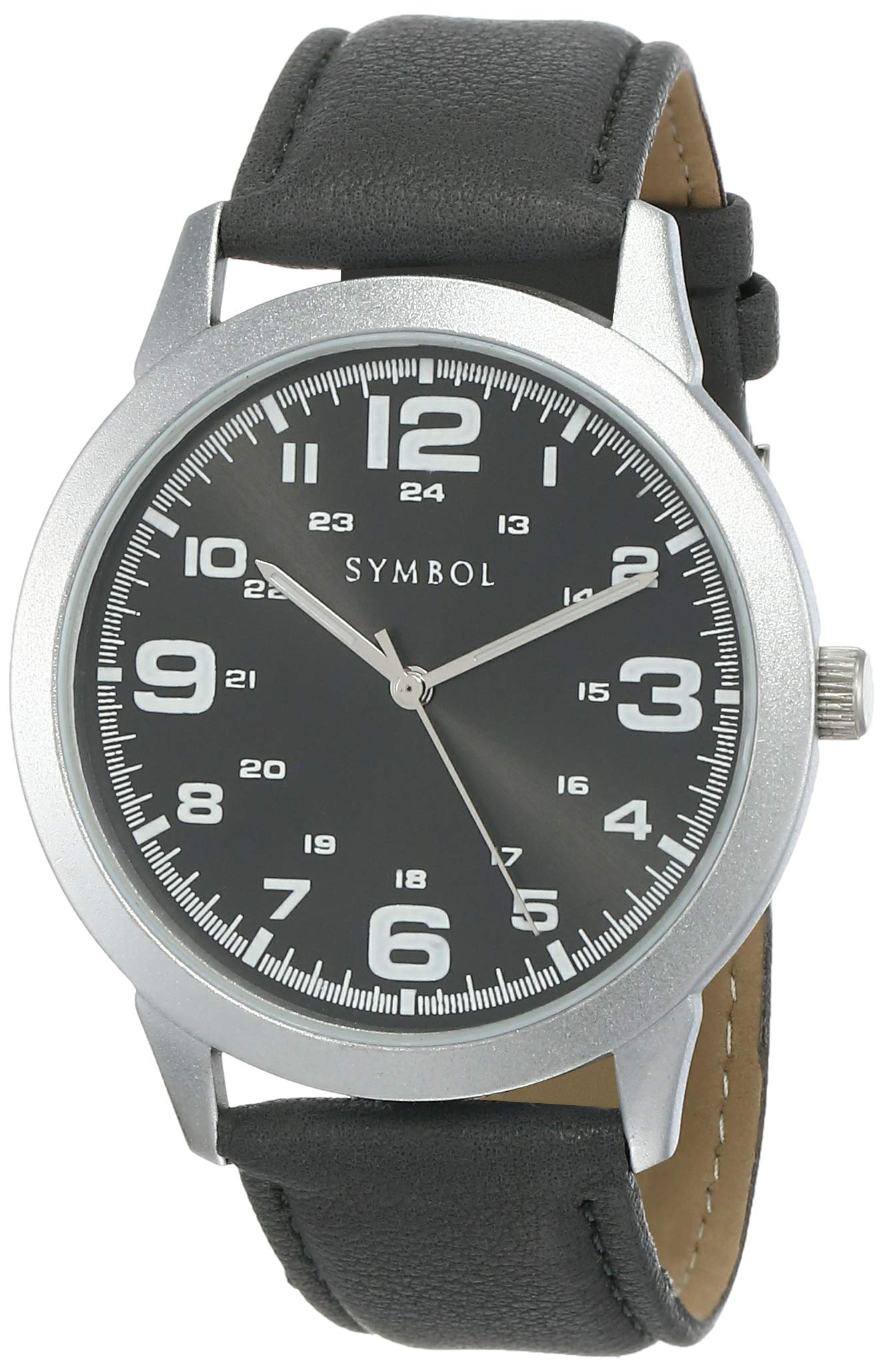 Amazon Brand - Symbol Men Synthetic Analog Black Dial Watch-Az-Syg20-D, Band Color-Gray (B08F7WNH7S) Amazon Price History, Amazon Price Tracker