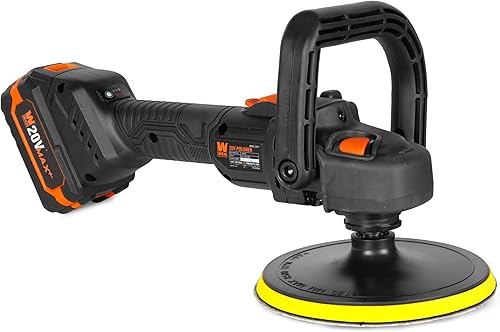 Miniatura 5 de Pulidora de velocidad variable con visor digital WEN 94810Amp 7 pulgadas