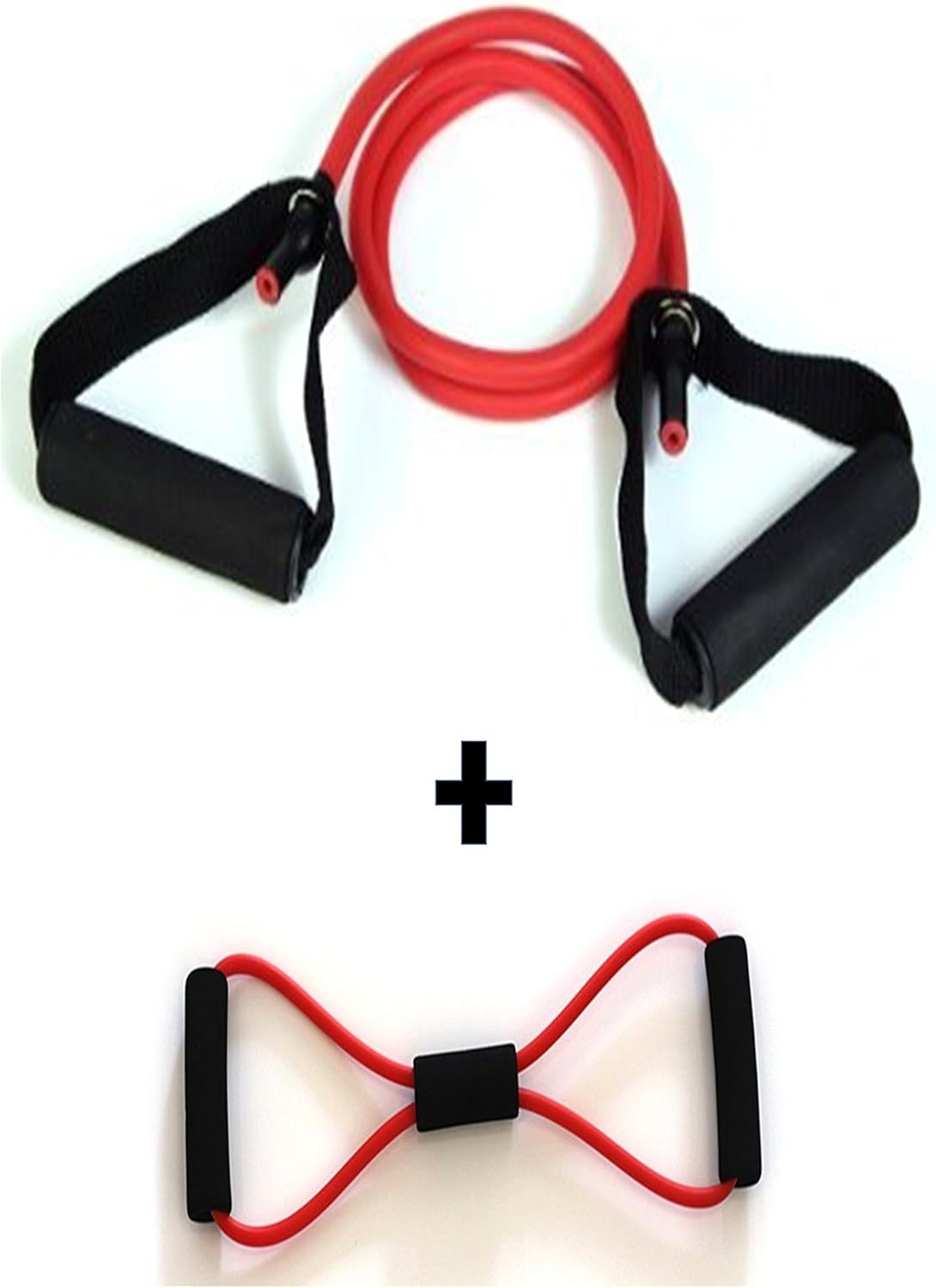 Resistance Band Exercise Tubes with Handles By AumProducts