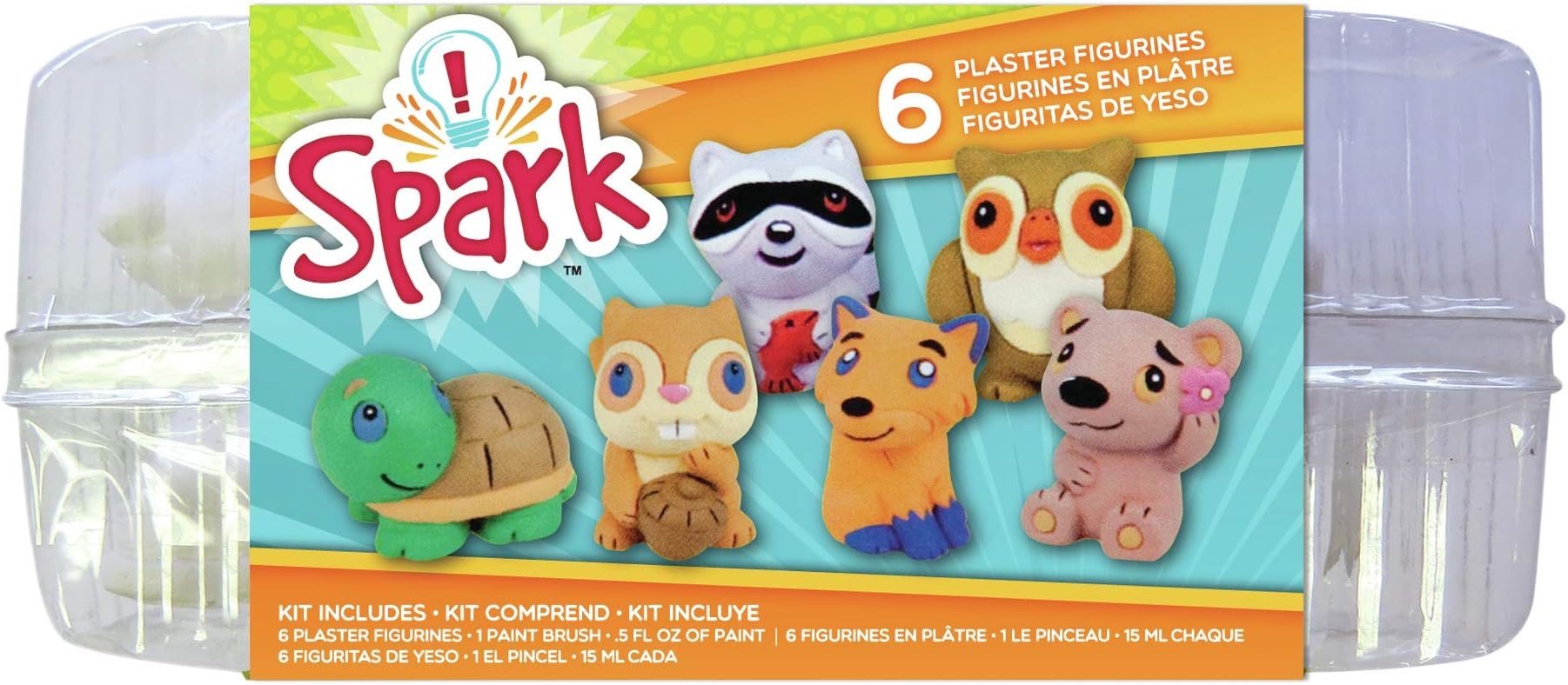 ColorBok 65455B Plaster Figurines, Forest Critters