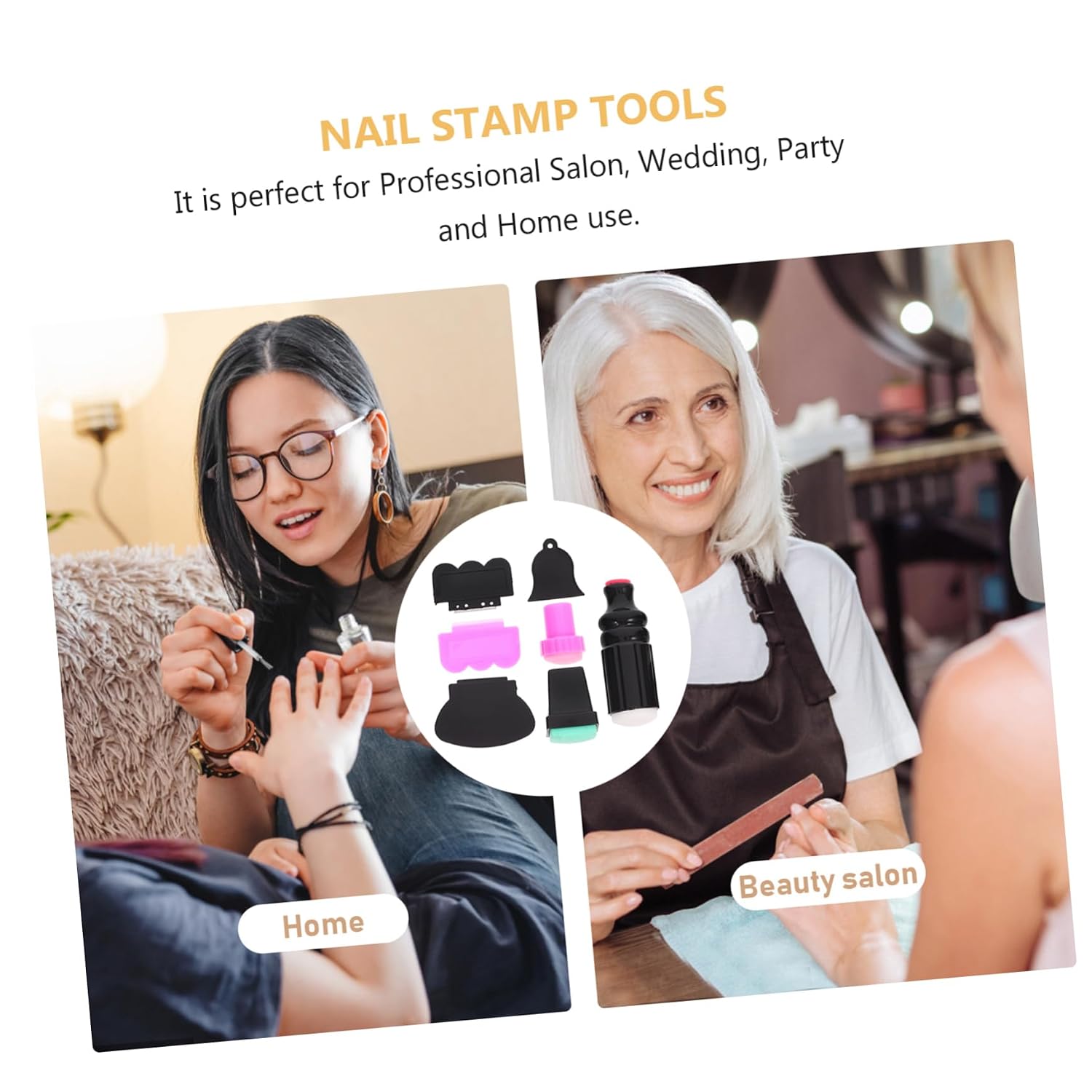 Diy Nail Art Stamping Kit 7pcs Nail Art Stamper Set Perfect for All Occasions