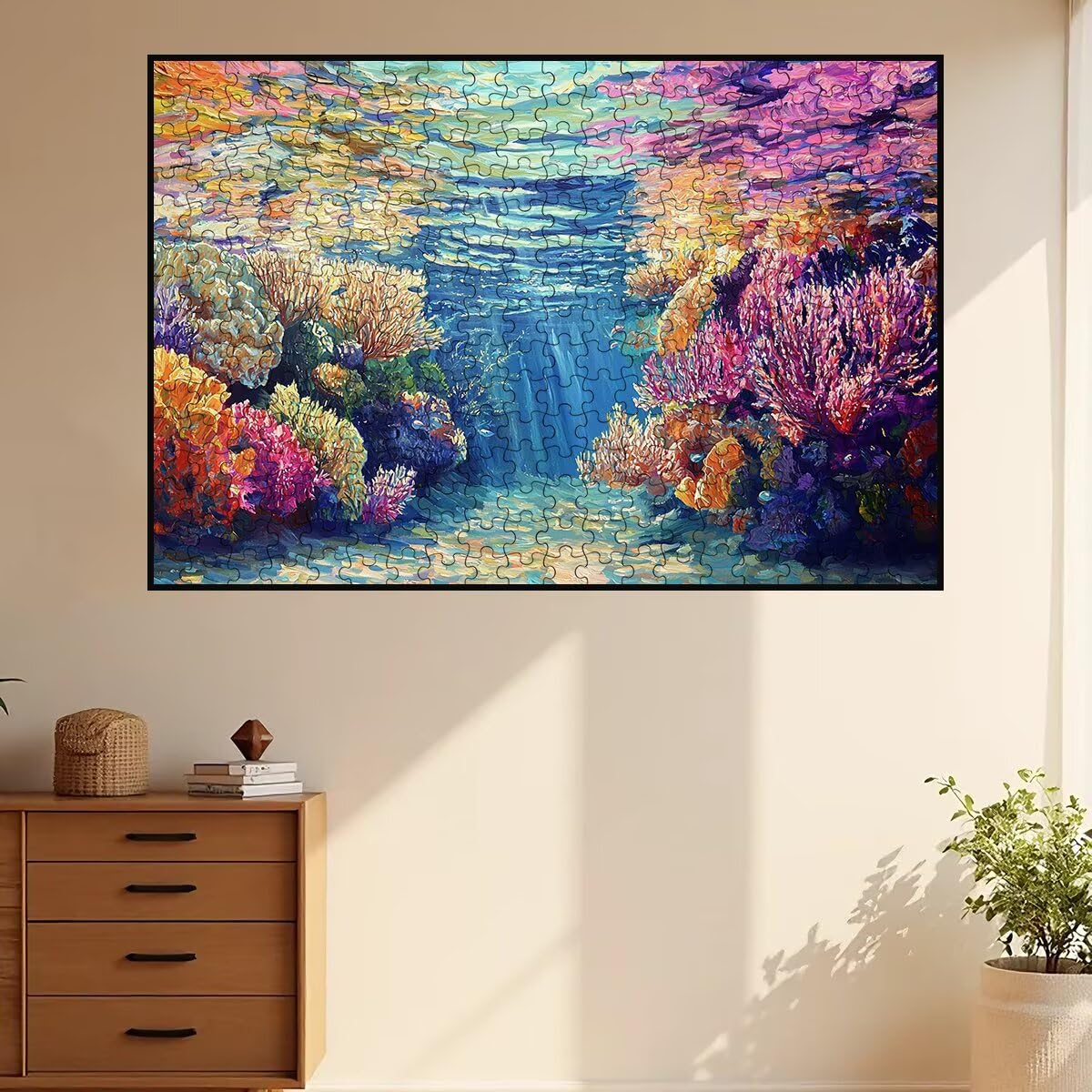 Puzzle dla dorosłych, 5000, koralowe, 5000 sztuk, dla dorosłych, drewniane puzzle do dekoracji wnętrz, niemożliwe gry logiczne, wyjątkowe prezenty dla kobiet, prezenty dla mężczyzn, wymagający motyw