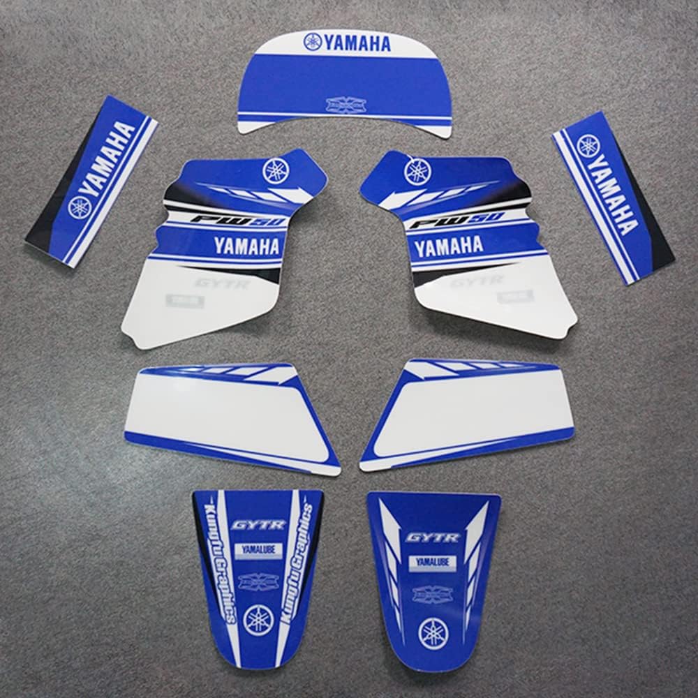 Kungfu Graphics Decal Kit for PW 50 PW50 piwi 50, Blue, YMPW5096N004-KO