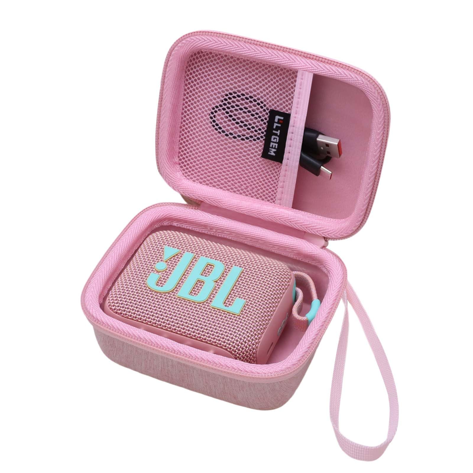 Case for JBL Go 4 /GO 5/Go 3 Ultra-Portable Waterproof Speaker Pink