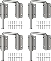 Vista 9 de Cerradura de puerta corredera de múltiples ángulos, cerradura de pestillo de aluminio en U para patio de 90/180 grados para puerta de granero