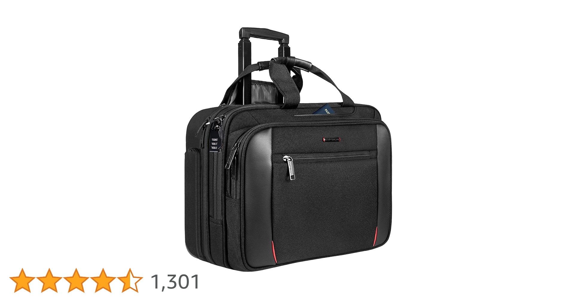 EMPSIGN ローリングブリーフケース ラップトップバッグ、17.3インチ Amazon.co.jp: EMPSIGN ローリングブリーフケース ラップトップ