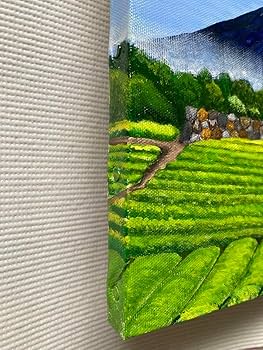 油絵　「ブドウ畑の朝日」　原画 71fDLtW3OvL._UF350,350_QL50_.jpg