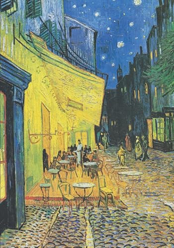Ruled Notebook - Café Terrace: Vincent van Gogh Painting (1888) | A Lined Book for Writing or Journaling