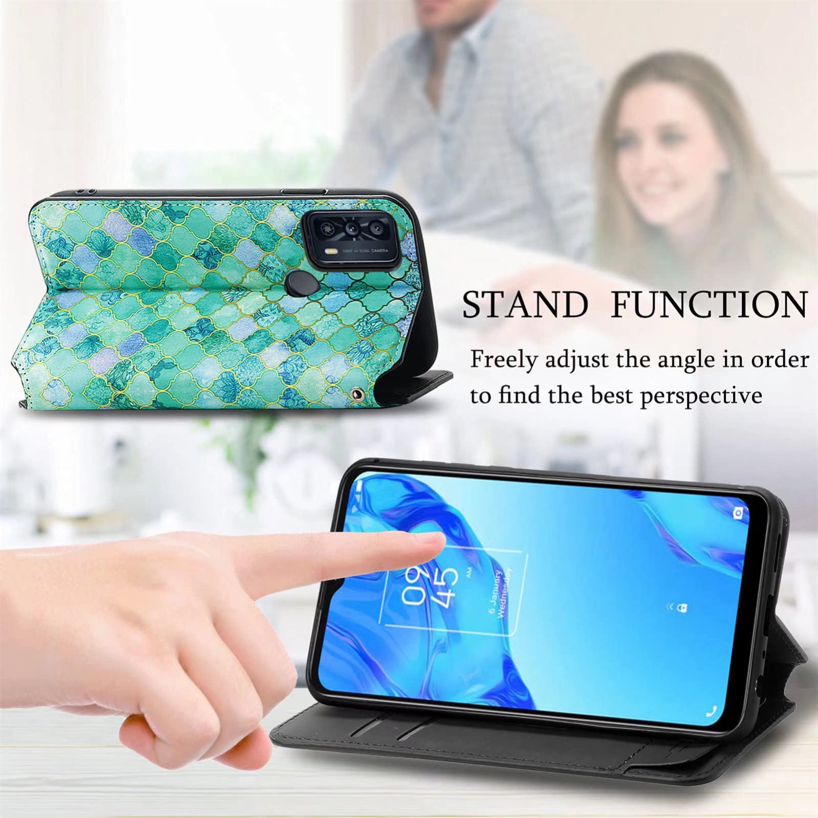 TingYR Cover per Xiaomi Mi 10T PRO 5G, Flip Custodia Carte