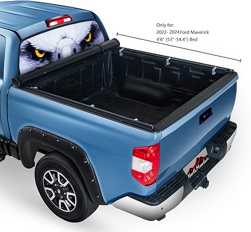Miniatura 2 de North Mountain Cubierta enrollable suave para camioneta Ford Maverick 2022-2023 de 4 pies 6 pulgadas (53 a 54.4 pulgadas), se adapta a Ford Maverick