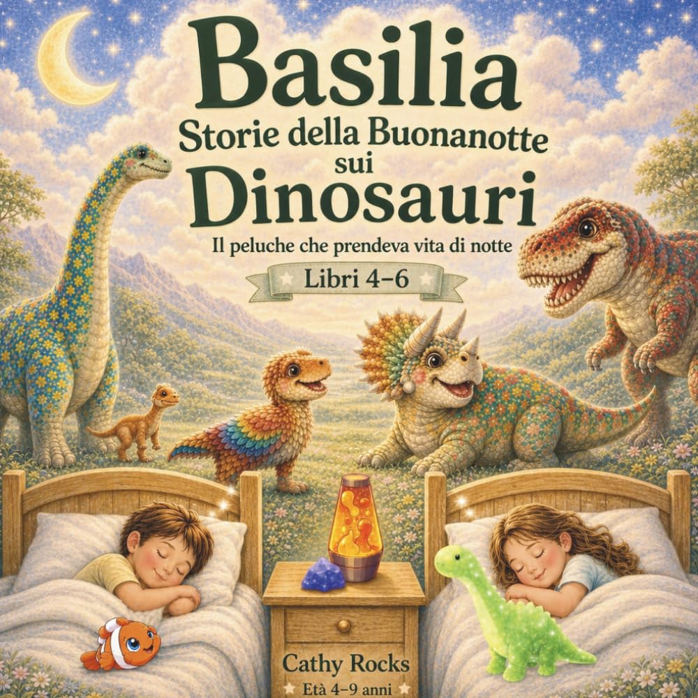 Basilia – Storie della buonanotte sui dinosauri: Trilogia 2 - Libri 4-6