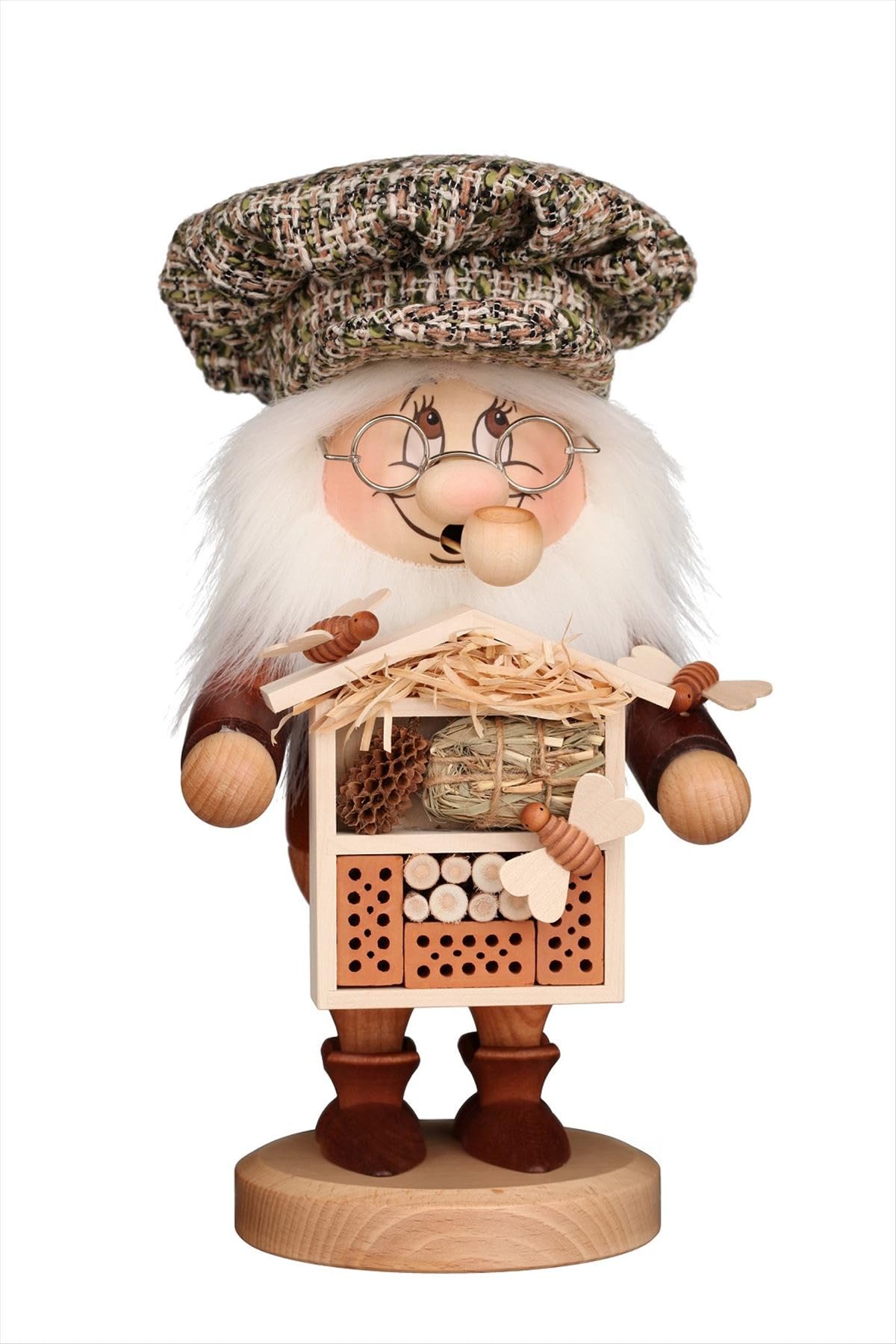 Christian Ulbricht Räuchermännchen Wichtel Insektenfreund - 28 cm