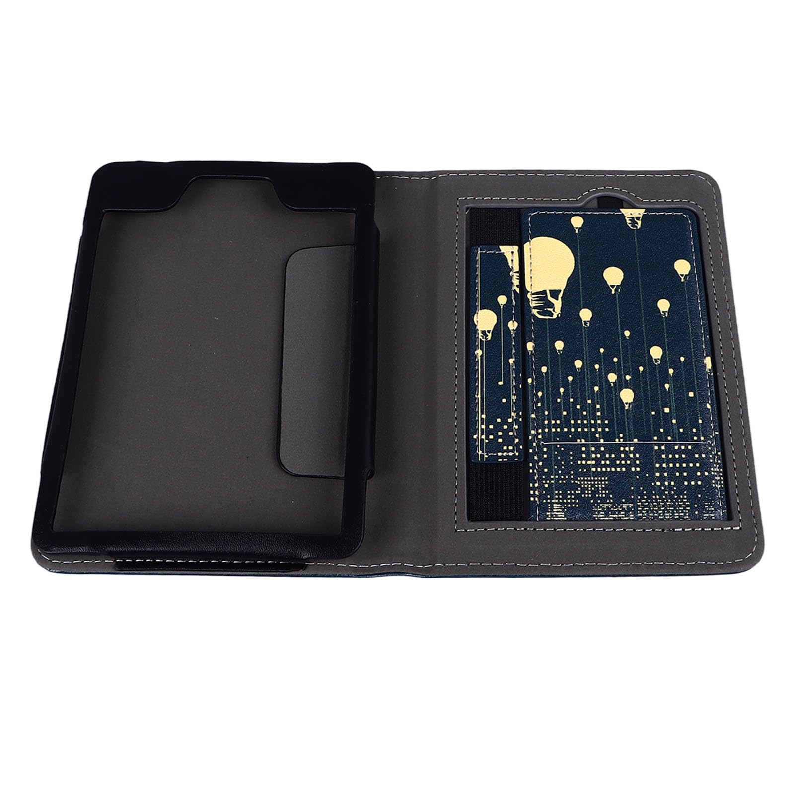 Funda para Lector de Libros, Pintada con Patrones Exquisitos, Correa de Mano, Funda Protectora Duradera para Libros Electrónicos, Conveniente para la 11.ª Generación 2022 (Foco)