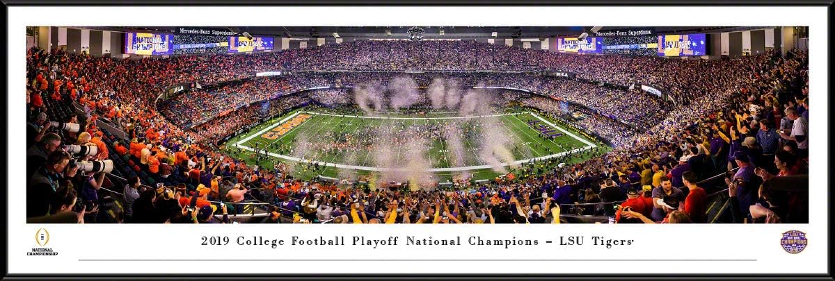 LSU Tigers, 2019 College Football National Champions - Panoramic Posters and Framed Pictures by Blakeway Panoramas