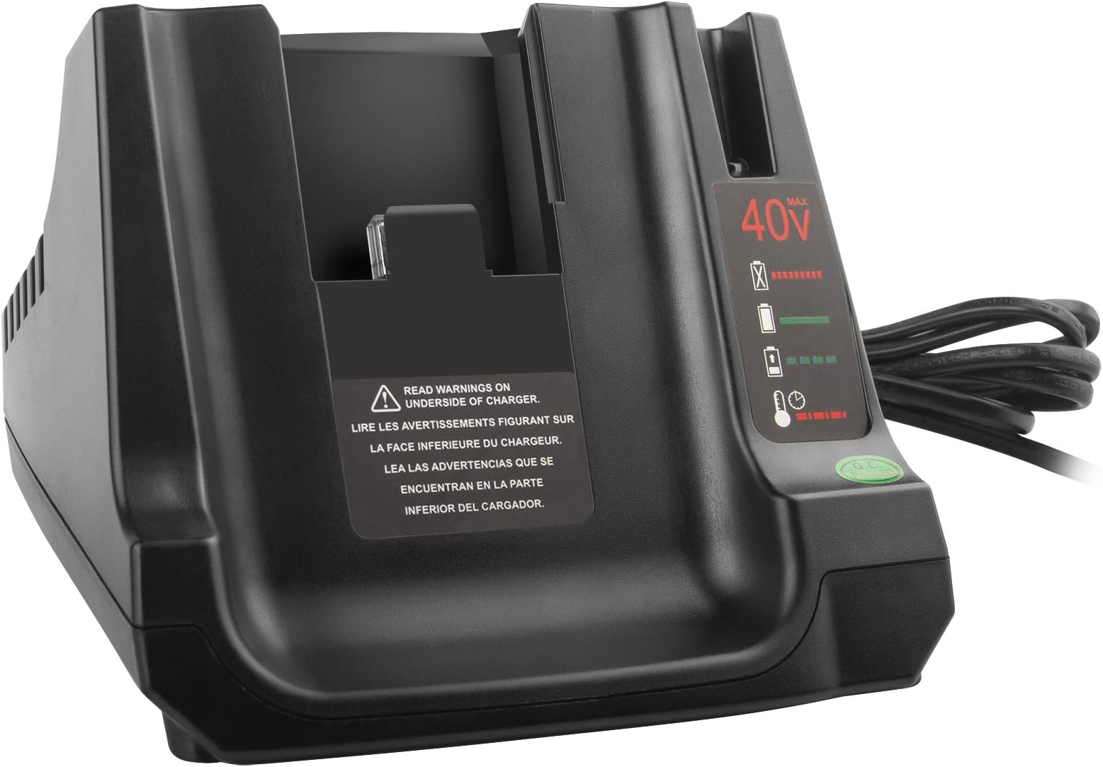 Quick LCS40 LCS36 40V Charger for Black+Decker Power Tools 36V/ 40V Lithium Battery LBX2040 LBX2540 LBX36 LBXR36 LBX1540 LST136W LBXR2036 LST540 LCS1240