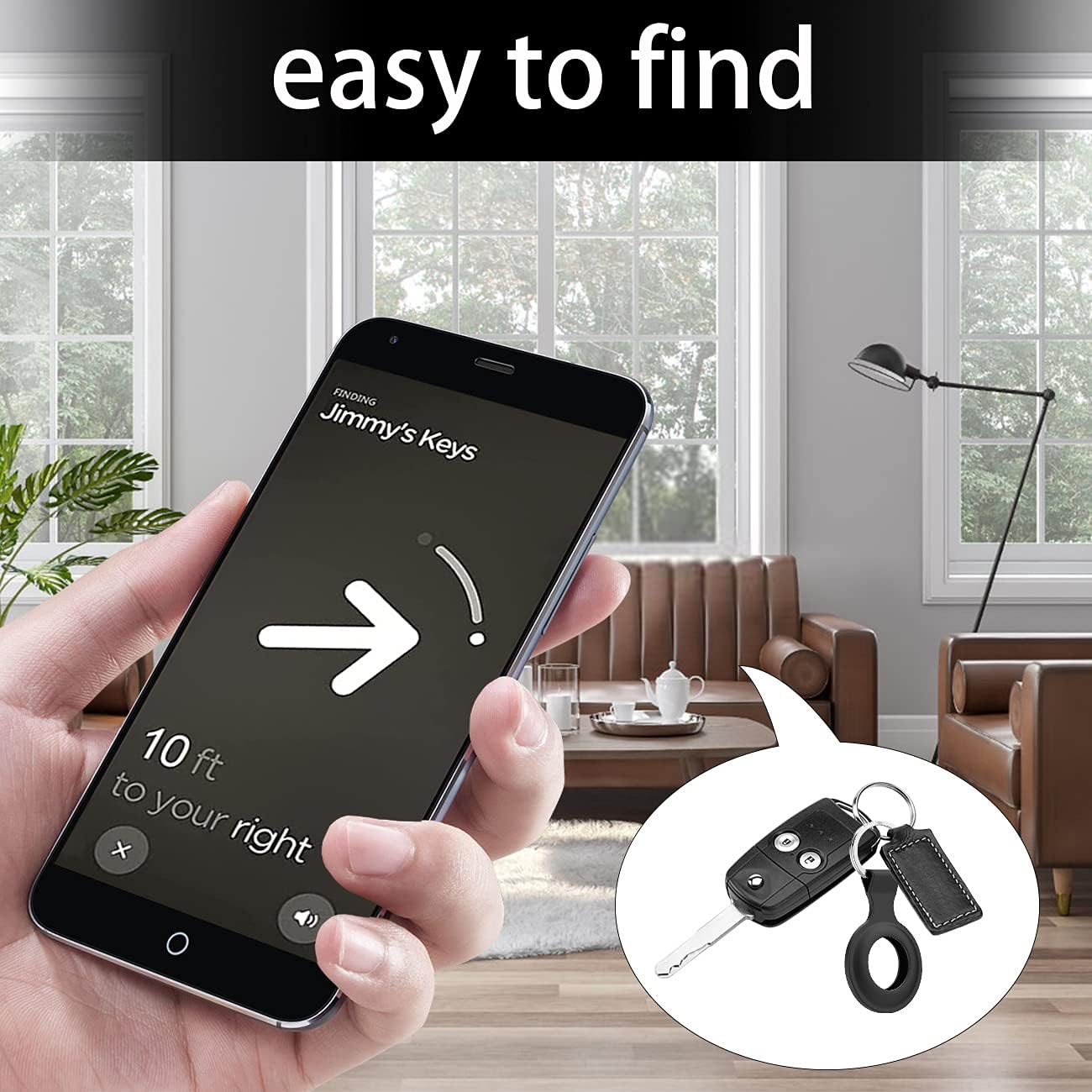 3 pack silicone protector cover holder for airtags case%ef%bc%8csilicone tracker holder with airtags keychain%ef%bc%8canti scratch lightweight white