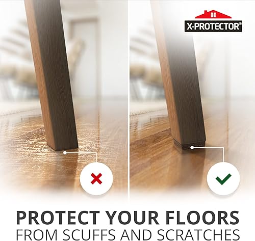 Miniatura 4 de 24 almohadillas de fieltro resistentes para muebles de 1 pulgada y 14 pulgadas de grosor, almohadillas cuadradas de fieltro para pies de muebles,