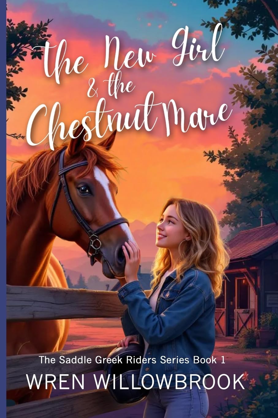 The New Girl & the Chestnut Mare Family-friendly horse farm novels: A Teen Horse Adventure About Friendship, Horse-Show Suspense, Ranch Drama, and ... Ranch Community: 1 (THE SADDLE CREEK RIDERS)
