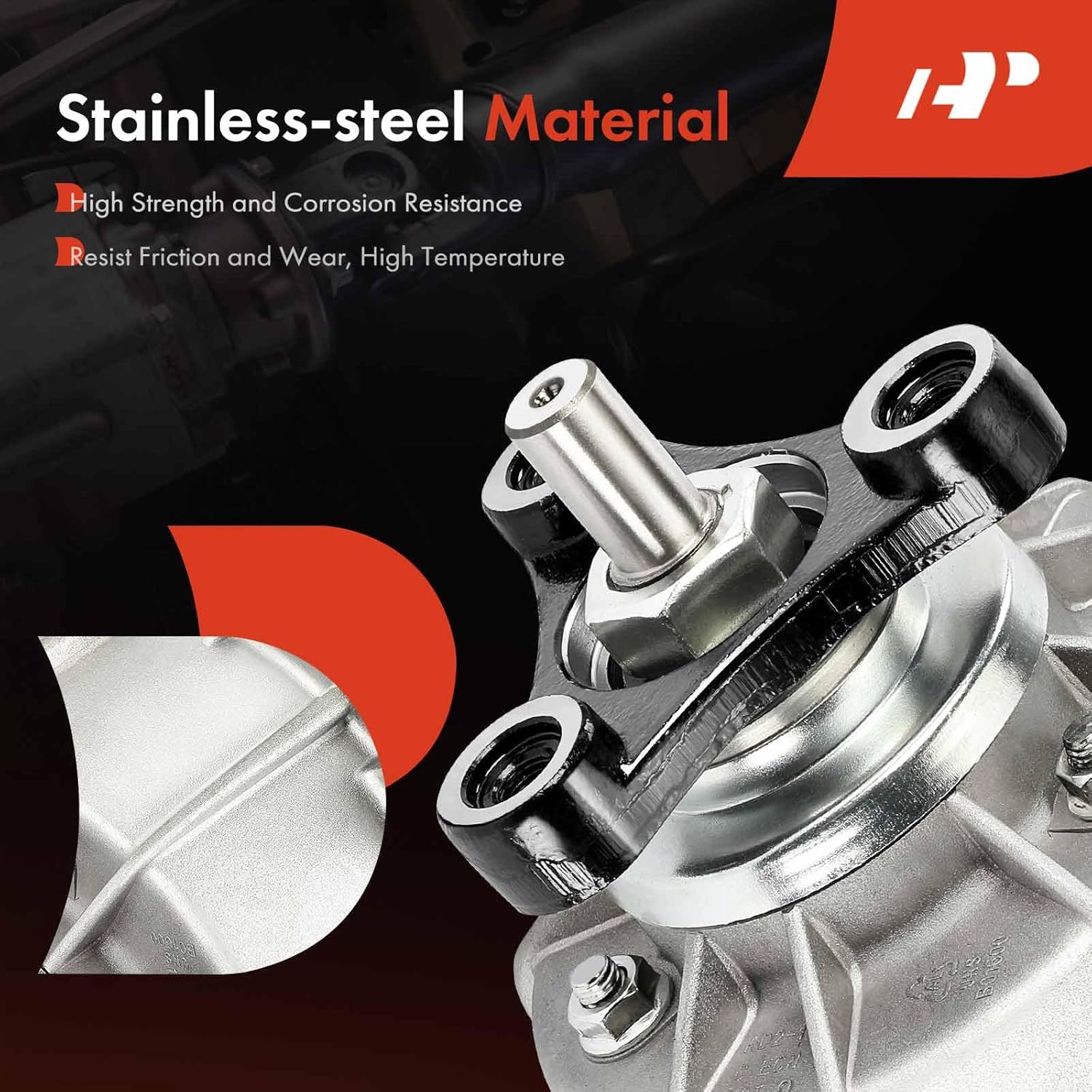 A-Premium Rear Differential Viscous Coupling Assembly Compatible with Hyundai Santa Fe CM 2005 2006 2007 2008 2009, 2.2L, Replace# 4780039300, 47800-39300