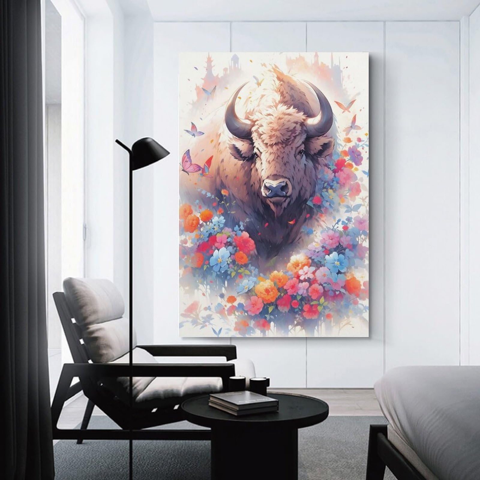 Junmoney Wild One Decorative Wall Artwork 20x30inch(50x75cm), for Front Hall, Corridor Or Welcome Spaces, Decorative Wall Art for Narrow Spaces