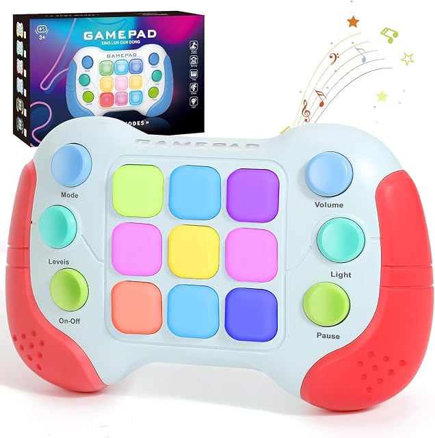 YouJabz Consola de Juegos de Mano, Juego de Empuje Rápido, Juguetes Fidget para Niños y Adultos