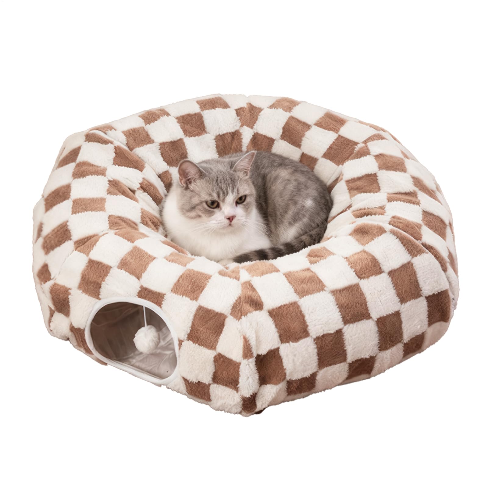 Cama Cueva Para Gatos Desmontable De Mascotas | De Juego Y Cueva Para Dormir Mascotas Pequeñas Interior Dormitorio Sala De Estar Balcón Apartamento Invierno