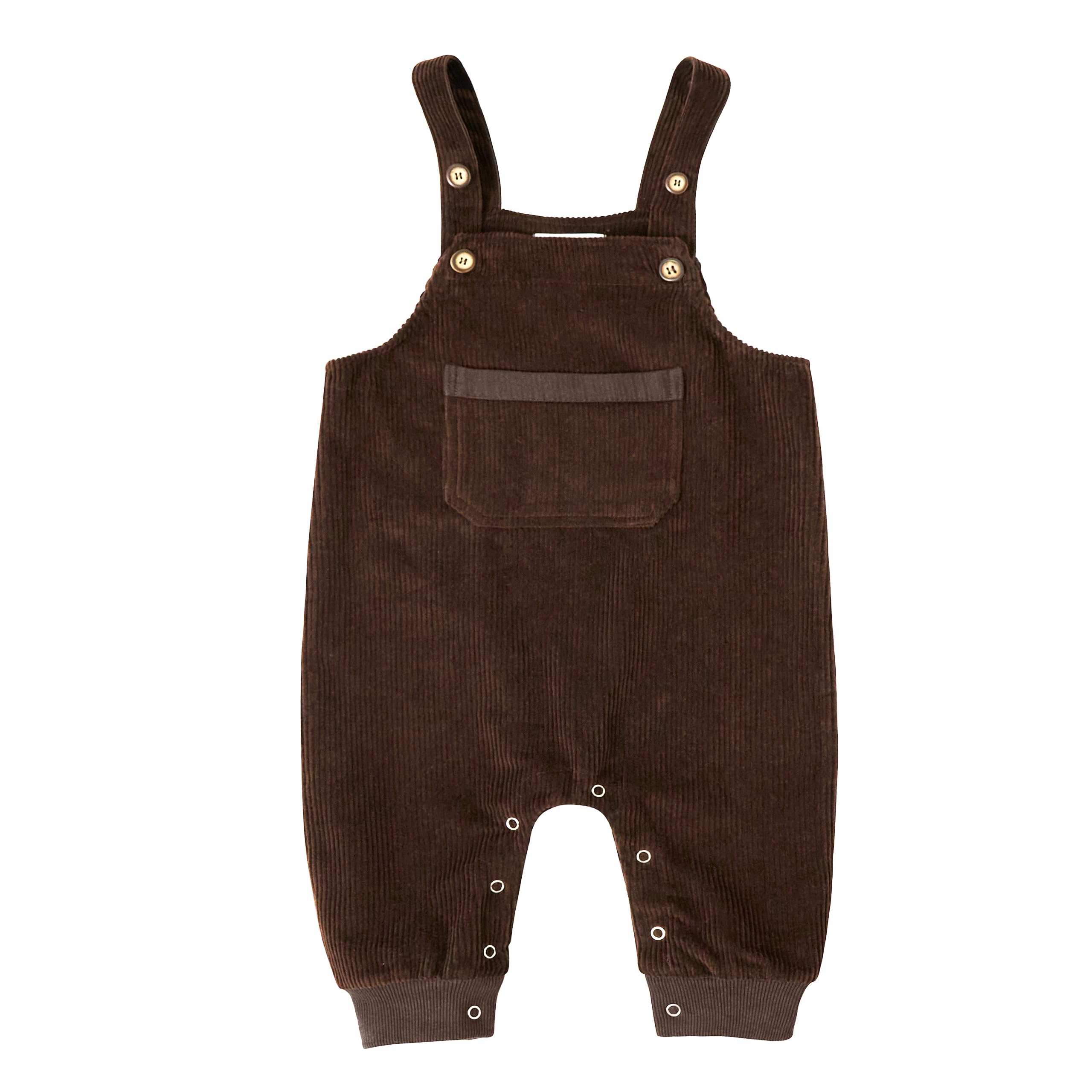 Volunboy Bébé Unisexe Dinosaure Salopette, Enfant Velours Côtelé Réglable Combinaison Pantalon