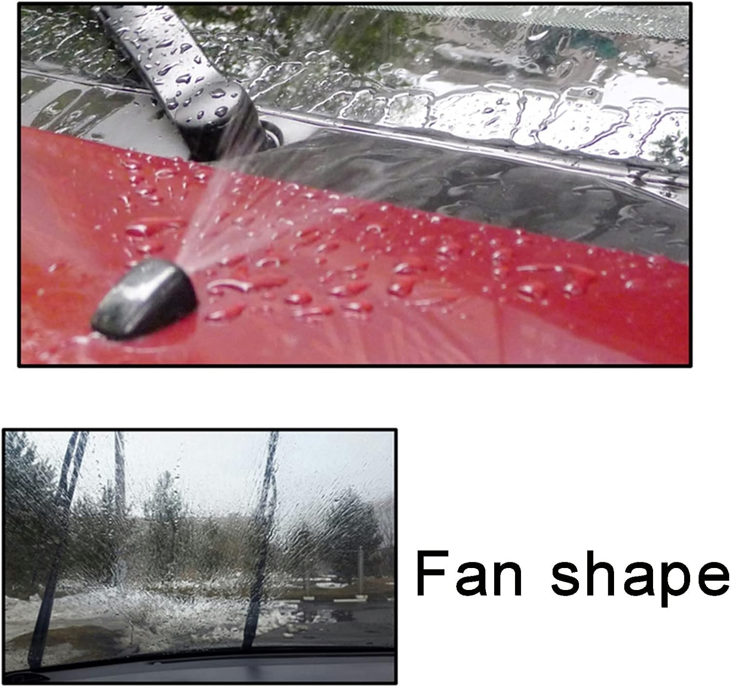 for Toyota for Hilux for Mk7 2005-2012 Car Front Windshield Wiper Washer Nozzles Set