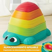 Vista 4 de JOYIN 5 piezas de piedras de equilibrio con tortugas para niños, piedras de salto con forma de tortuga para niños, juguetes de coordinación