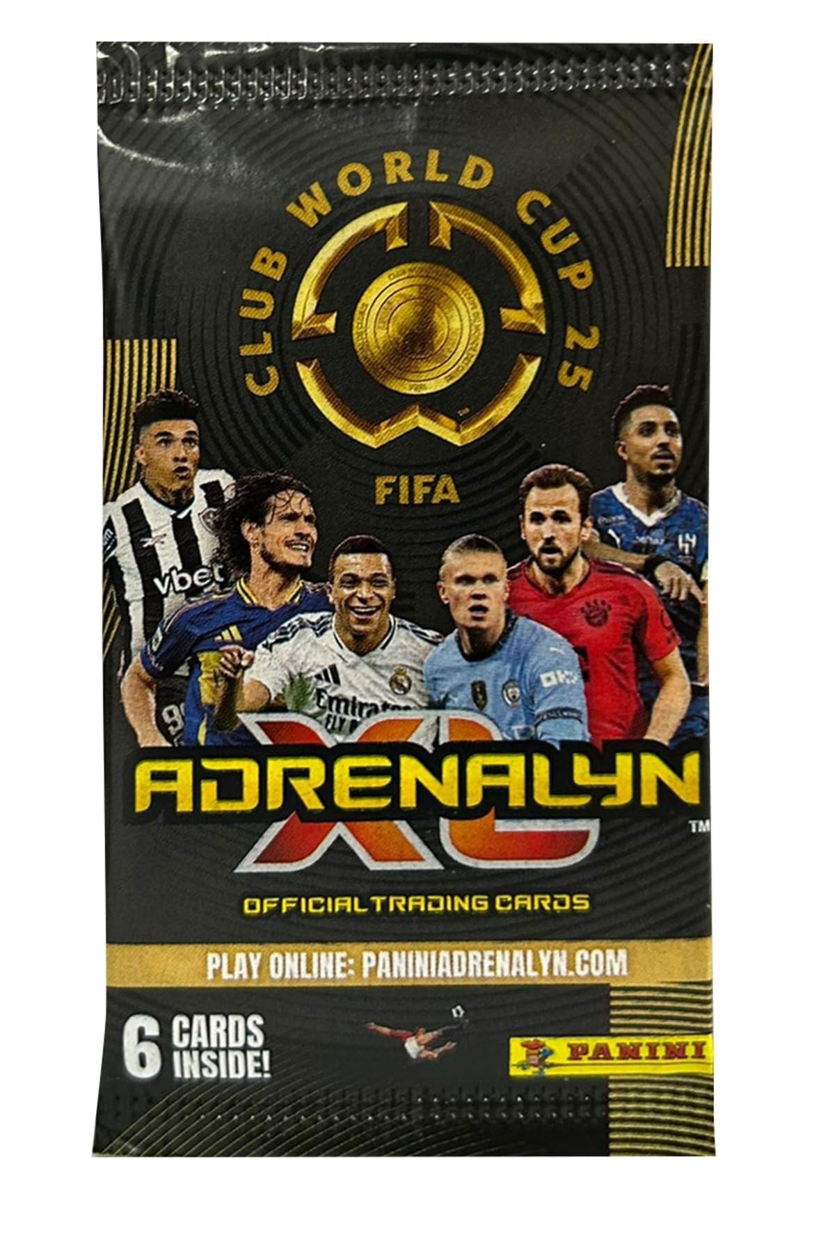 Panini FIFA Club World Cup 2025 Adrenalyn XL Official Trading Cards, 20 Paket, 120 Kart