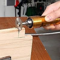 Vista 8 de Ruedas de corte para herramienta rotativa, ruedas de corte de madera de metal de diamante y disco de corte de taladro (rueda de corte plateada)