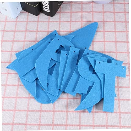 Miniatura 2 de TOYANDONA 3pcs Photo Prop Banner Birthday Fish Garland Birthday Banner Birthday Bunting Sign Party Letter Banner Animal Decor Kids Decor Birthday