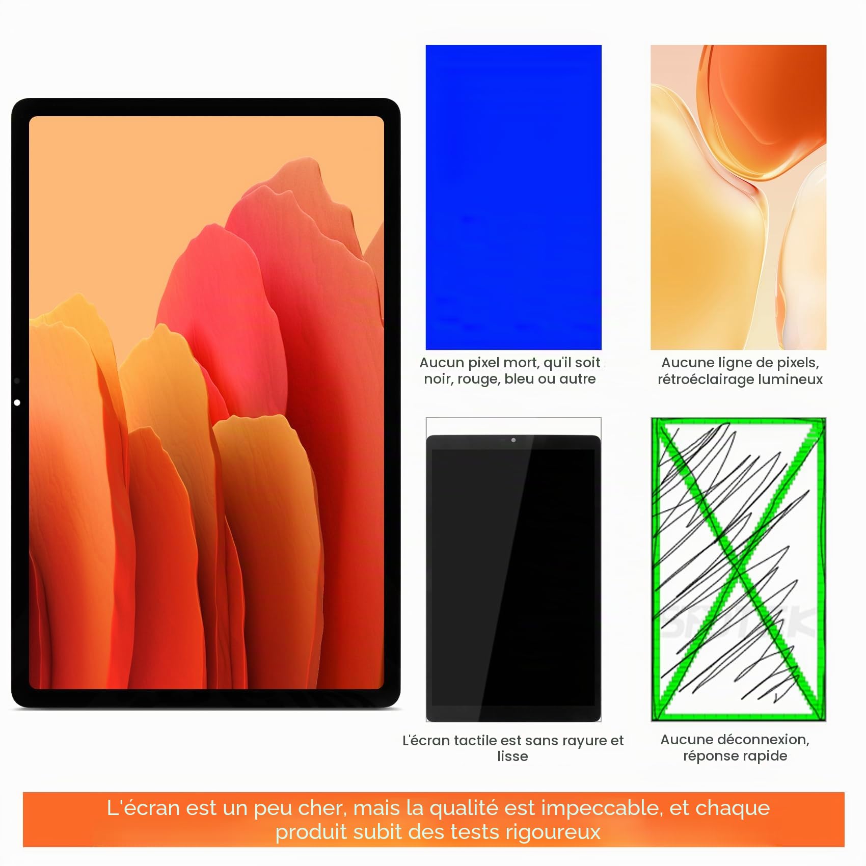 LCD Display pour Lenovo Tab M11 Écran LCD pour Lenovo Tab M11 TB330FU 11 Pouces Écran de Rechange Ecran Tactile Touchscreen Assembly avec Réparation, Noir