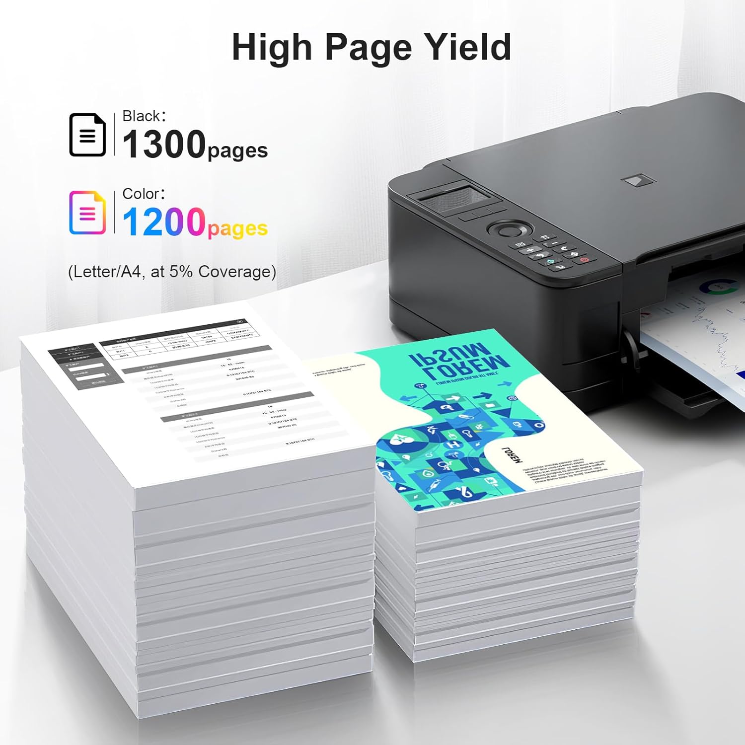 218A Replacement for HP 218A 218X W2180A W2180X Toner Cartridges Combo Pack Work with HP Color LaserJet Pro MFP 3301fdw 3301 3301cdw 3201dw 3301sdw Printer Ink - with Chip Black Cyan Yellow Magenta
