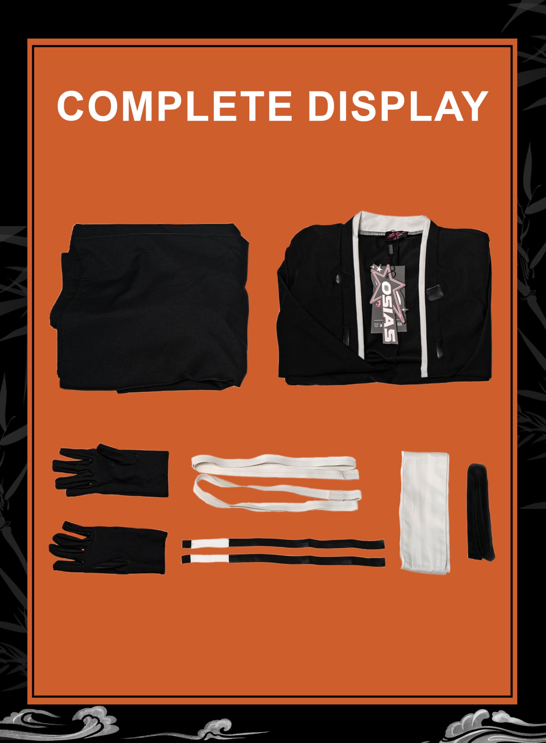 OSIAS Hombres Anime Upgraded Kurosaki Ichigo Disfraz de Cosplay
