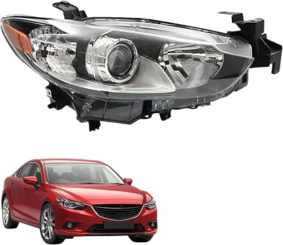 1 Pack Headlight Right Side Replacement for 6 2014-2017 Headlamp MA2519160 GMP2510K0