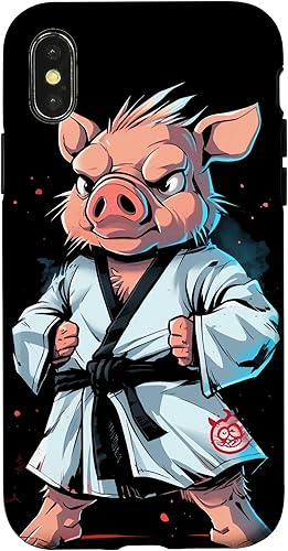 Miniatura 7 de iPhone 12 mini Karate Pig Taekwondo Martial Arts Fighter Case