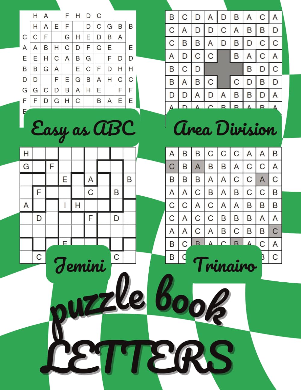 Letters Puzzle Book: 240 Challenging Logic & Math Games for Adults