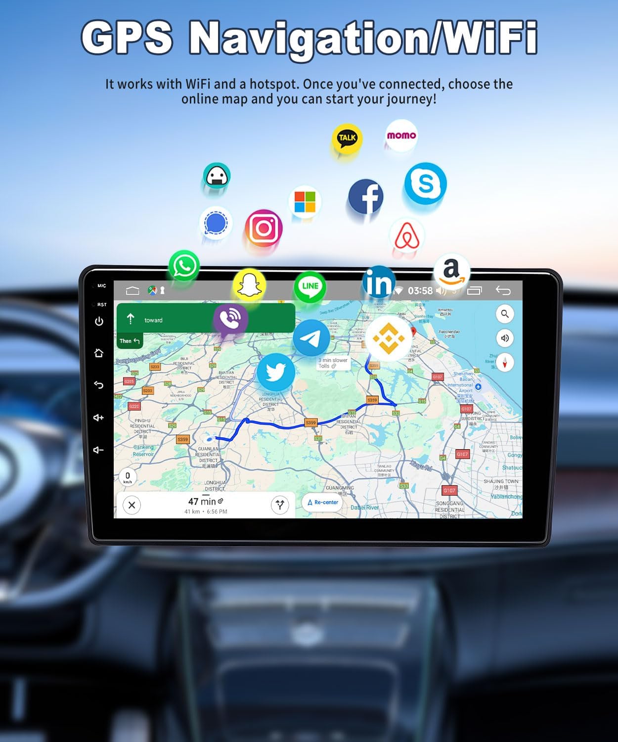 Android 13 Double Din Car Stereo Radio for Ram 1500 2500 3500 Truck 2003-2005 with Wireless Carplay Android Auto 9 in Touchscreen for Ram Car Stereo GPS Bluetooth WiFi FM RDS DSP SWC-2+64G 5 71ScLKq7ScL. AC SL1500