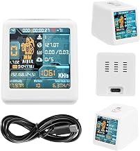 Binghe V2 Bitcoin Miner,1060 KH/s Miner V2 Intelligentes Display mit ESP32 und Tischuhr Bitcoin Miner BTC Solo Lottery Miner Bitcoin Crypto Lottery Miner Kompatibel mit Miner v2(Weiß)