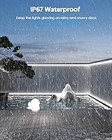 Vista 4 de Cuerda de luces LED de neón para exteriores, impermeable, 150 pies, CA, 110 V ~ 130 V, luz de neón blanca fría, luz de cuerda flexible