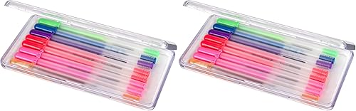 ArtBin 6902AG Slim Line - Caja para bolígrafos y lápices, pequeño organizador de arte y manualidades, 1 estuche de almacenamiento de plástico,