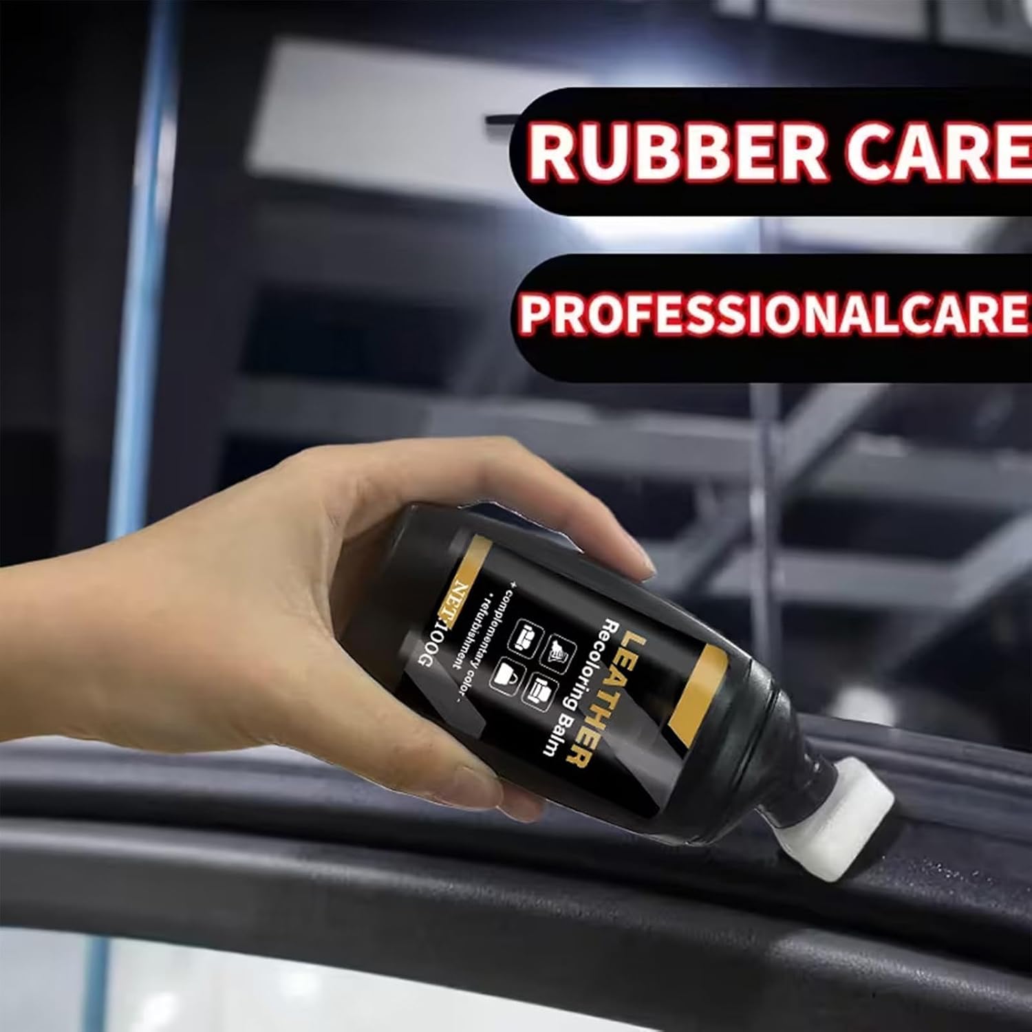 Rubber Seal Protectant, Weatherproof Window Sealer Conditioner, Long Lasting Protections with Non Greasy Flexible Formula, Rubber Seal Protectant for Car Exterior Interior